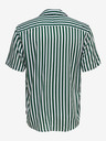 ONLY & SONS Weiß-grün gestreiftes Kurzarmhemd für Herren ONLY & SONS Wayne
