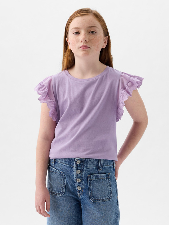 GAP Kinder-T-Shirt mit Rüschen GAP