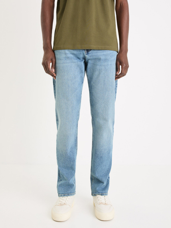 Celio Hellblaue Herrenjeans Straight Fit Celio C15