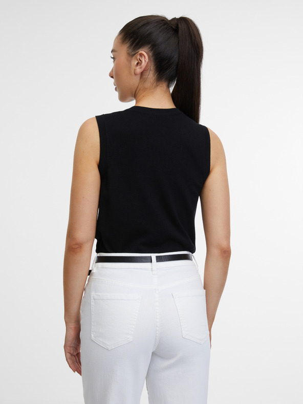 Orsay Schwarzes Damen-Top ORSAY