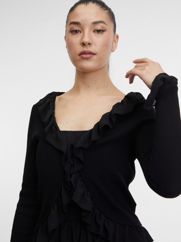 Orsay Schwarze Damen-Strickjacke ORSAY