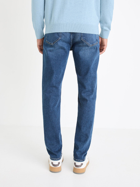 Celio Blaue schmal geschnittene Celio Dow Powerflex Herrenjeans