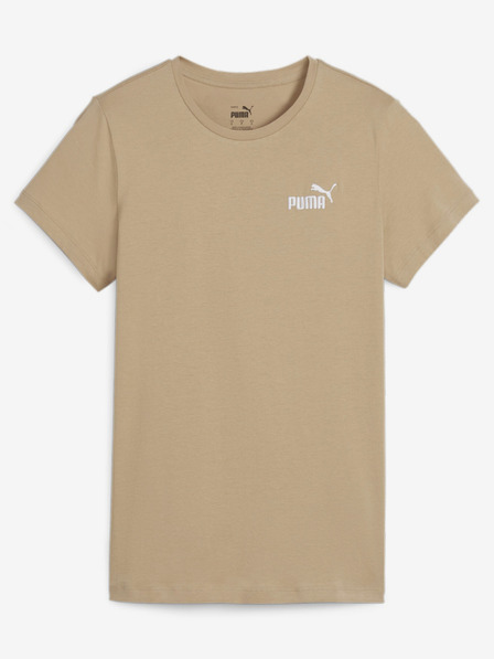 Puma Beige Puma ESS+ Stickerei Tee