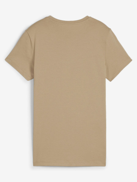 Puma Beige Puma ESS+ Stickerei Tee