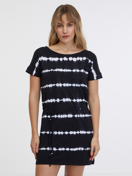Sam 73 Weiß-schwarz gemustertes Damenkleid SAM 73 Raquel