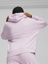 Puma Weißer und pinker Puma Power Hoodie TR für Damen