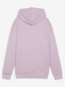 Puma Weißer und pinker Puma Power Hoodie TR für Damen