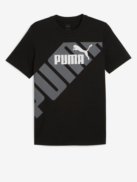 Puma Schwarzes Herren Puma Power Graphic Tee