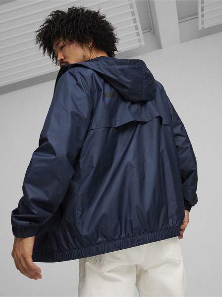 Puma Dunkelblaue Herren Puma ESS Solid Windbreaker Lightweight Jacke