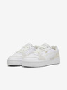 Puma Weiße Herren-Turnschuhe aus Leder Puma CA Pro Lux III
