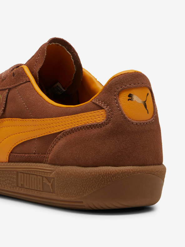 Puma Braune Herren-Sneaker aus Wildleder Puma Palermo