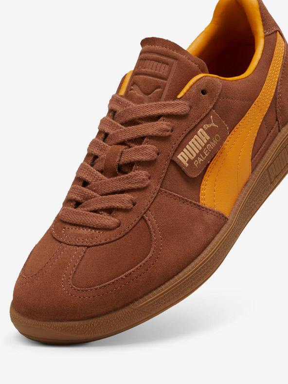 Puma Braune Herren-Sneaker aus Wildleder Puma Palermo