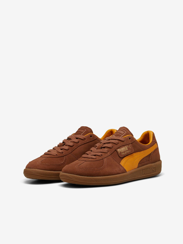 Puma Braune Herren-Sneaker aus Wildleder Puma Palermo