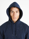 Celio Dunkelblaues Herren-Basic-Sweatshirt Celio Fesix