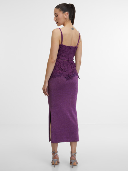 Orsay Lila Damen-Spitzentop ORSAY