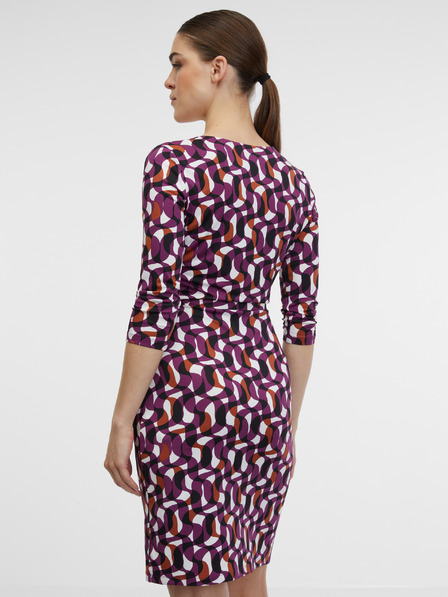 Orsay Lila gemustertes Damenkleid ORSAY