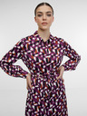 Orsay Lila gemustertes Hemdkleid Damen ORSAY