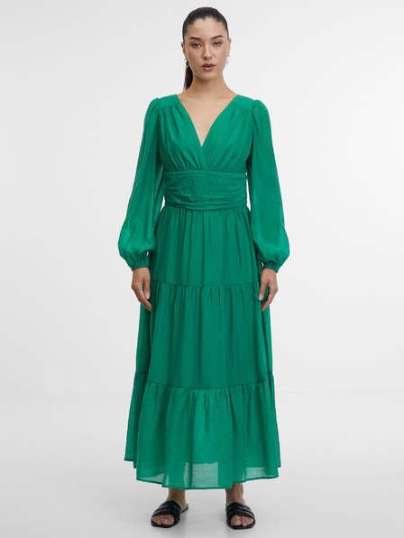 Orsay Grünes Maxi-Kleid für Damen ORSAY