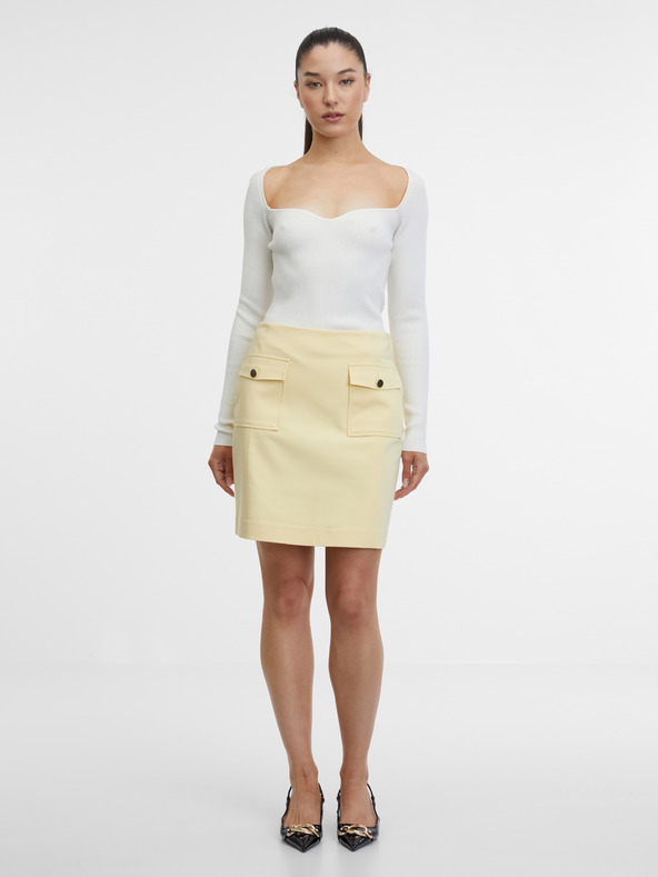 Orsay Gelber Damen-Rock ORSAY