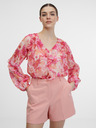 Orsay Rosa Damen-Bluse mit Blumenmuster ORSAY