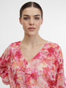 Orsay Rosa Damen-Bluse mit Blumenmuster ORSAY