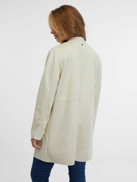 Orsay Beige Damen Kunstlederjacke ORSAY