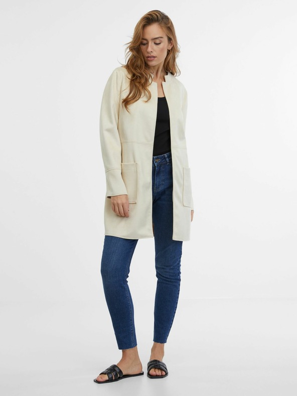 Orsay Beige Damen Lederjacke ORSAY