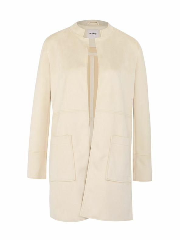 Orsay Beige Damen Lederjacke ORSAY