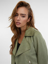 Orsay Khakifarbene Damenjacke aus Wildleder ORSAY