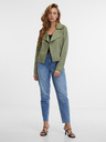 Orsay Khakifarbene Damenjacke aus Wildleder ORSAY