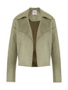 Orsay Khakifarbene Damenjacke aus Wildleder ORSAY
