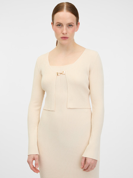 Orsay Beigefarbene Damen-Strickjacke ORSAY