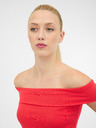 Orsay Rotes Damen-Kurzarm-T-Shirt ORSAY