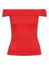 Orsay Rotes Damen-Kurzarm-T-Shirt ORSAY