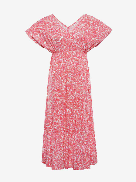 ALPINE PRO ALPINE PRO Damen-Sommerkleid Graana rot geblümt