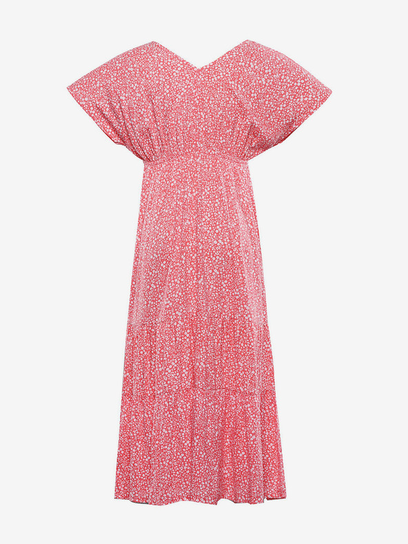 ALPINE PRO ALPINE PRO Damen-Sommerkleid Graana rot geblümt