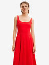 Desigual Rotes Desigual Haria Damen Midikleid