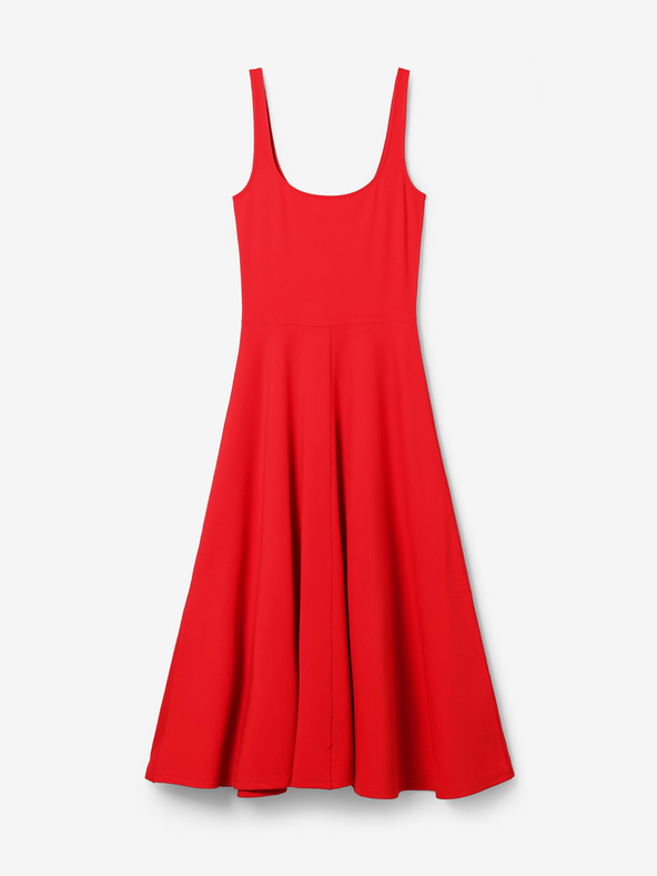 Desigual Rotes Desigual Haria Damen Midikleid