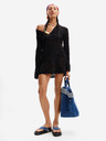 Desigual Desigual El Cairo Schwarzes Damen Strandkleid