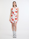 Desigual Rot-weißes geblümtes Minikleid für Damen Desigual Houston