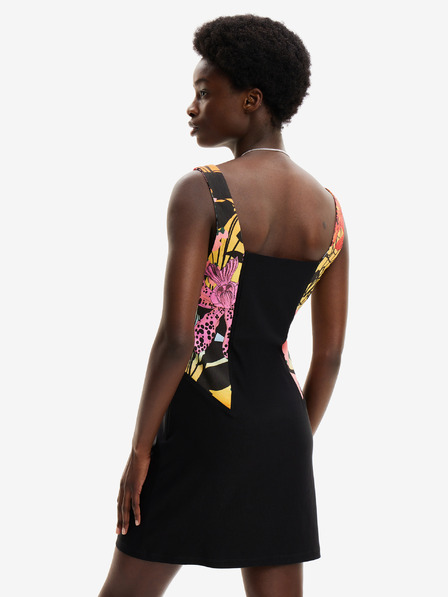 Desigual Desigual x M. Christian Lacroix Marbella Schwarz Damen Kleid