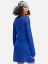 Desigual Blaues Desigual El Cairo Strandkleid für Damen