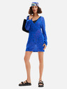 Desigual Blaues Desigual El Cairo Strandkleid für Damen
