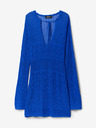 Desigual Blaues Desigual El Cairo Strandkleid für Damen