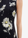 Desigual Desigual Lorean schwarzes geblümtes Damenkleid