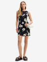Desigual Desigual Lorean schwarzes geblümtes Damenkleid