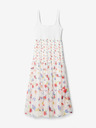 Desigual Weißes geblümtes Midikleid für Damen Desigual Vancouver