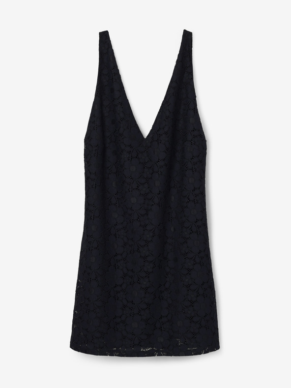 Desigual Schwarzes Desigual-Spitzenkleid für Damen