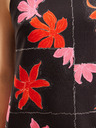 Desigual Rot-schwarzes geblümtes Minikleid für Damen Desigual Houston