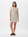 GAP Minikleid aus Leinen mit Punkten GAP